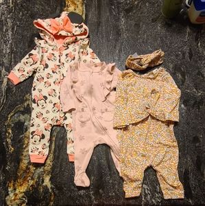 3 outfits